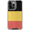 Belgium Flag Distressed iPhone 16 Pro Max Clear Case