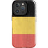 Belgium Flag Distressed iPhone 16 Pro Max Impact Case
