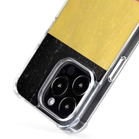 Belgium Flag Distressed iPhone 16 Pro Max MagSafe Case