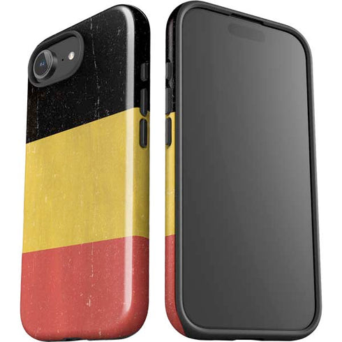 Belgium Flag Distressed iPhone 16e Impact Case