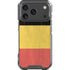 Belgium Flag Distressed iPhone 18 Pro Clear Case