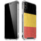 Belgium Flag Distressed iPhone X/XS Clear Case