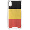 Belgium Flag Distressed iPhone XS Clear Case