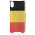 Belgium Flag Distressed iPhone XS Clear Case