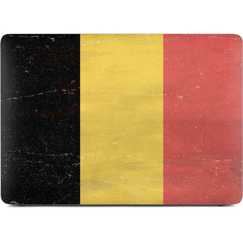 Belgium Flag Distressed Apple MacBook Air Skin