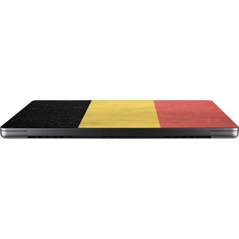 Belgium Flag Distressed Apple MacBook Pro 14-inch Skin