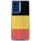 Belgium Flag Distressed Moto G 5G (2024) Clear Case