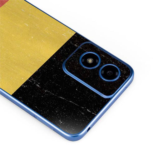 Belgium Flag Distressed Moto G Play 4G (2024) Skin