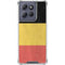 Belgium Flag Distressed Moto G Play 5G (2025) Clear Case