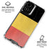 Belgium Flag Distressed Moto G Power 5G (2024) Clear Case