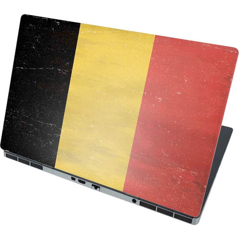 Belgium Flag Distressed Dell Precision Skin
