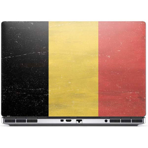 Belgium Flag Distressed Dell Precision Skin