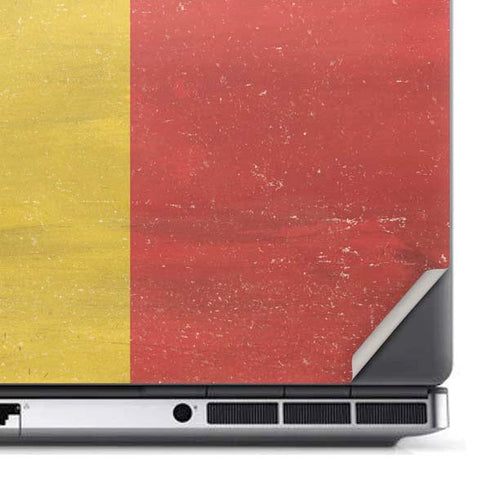 Belgium Flag Distressed Dell Precision Skin
