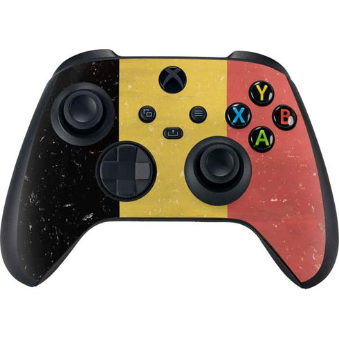 Belgium Flag Distressed Xbox Series X Skins