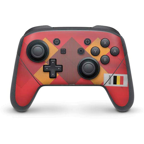 Belgium Soccer Flag Nintendo Skins