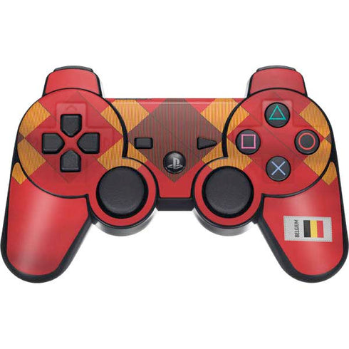 Belgium Soccer Flag PS3 Dual Shock wireless controller Skin