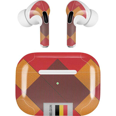 Belgium Soccer Flag AirPods Skins