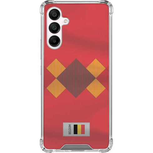 Belgium Soccer Flag Galaxy A16 5G Clear Case