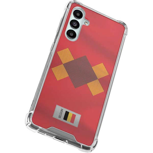 Belgium Soccer Flag Galaxy A16 5G Clear Case