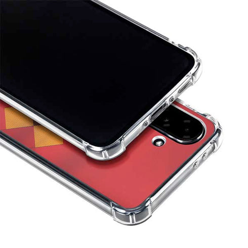 Belgium Soccer Flag Galaxy A36 5G Clear Case