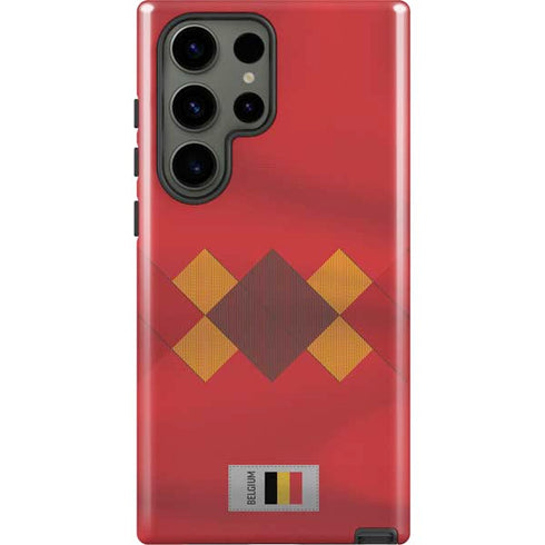 Belgium Soccer Flag Galaxy S23 Ultra Pro Case