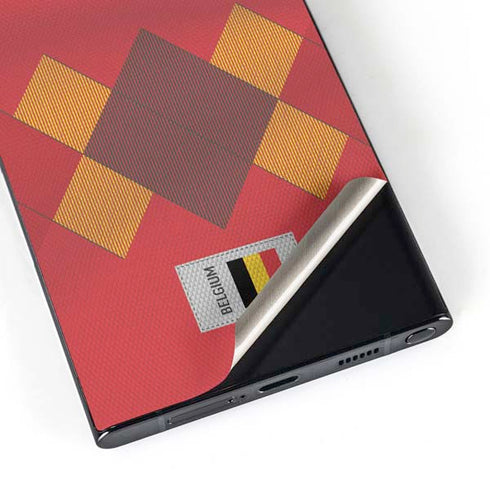 Belgium Soccer Flag Galaxy S24 Ultra Skin