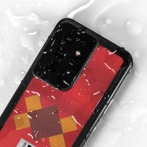 Belgium Soccer Flag Galaxy S24 Ultra Waterproof Case