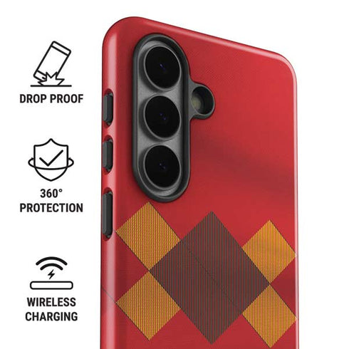 Belgium Soccer Flag Galaxy S26 Impact Case