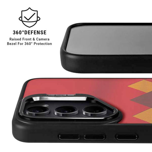 Belgium Soccer Flag Galaxy S26 Kickstand Case