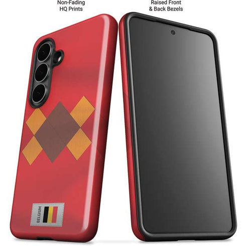 Belgium Soccer Flag Galaxy S26 Plus Impact Case