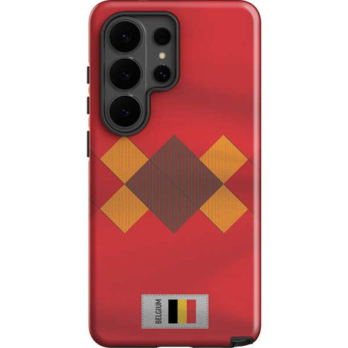 Belgium Soccer Flag Galaxy S26 Ultra Impact Case
