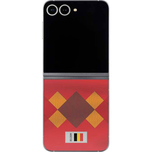 Belgium Soccer Flag Galaxy Z Flip6 Skin