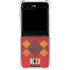 Belgium Soccer Flag Galaxy Z Flip6 Clear Case
