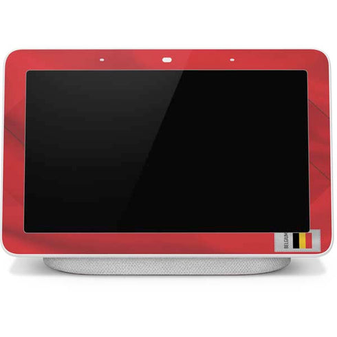 Belgium Soccer Flag Google Home Hub Skin