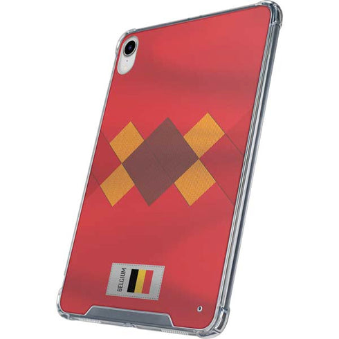 Belgium Soccer Flag iPad 11th Gen (2025) Clear Case