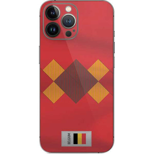 Belgium Soccer Flag iPhone 15 Pro Max Skin