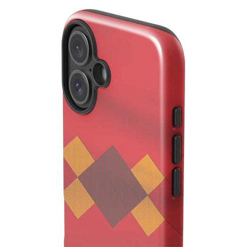 Belgium Soccer Flag iPhone 16 Plus Impact Case
