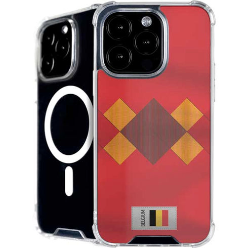 Belgium Soccer Flag iPhone 16 Pro MagSafe Case