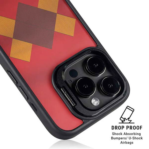Belgium Soccer Flag iPhone 16 Pro Max Kickstand Case