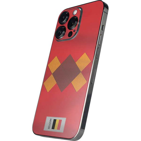 Belgium Soccer Flag iPhone 16 Pro Skin