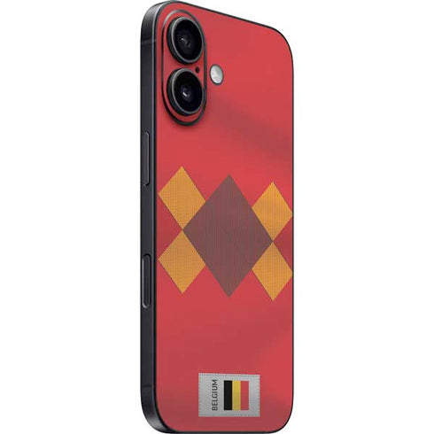 Belgium Soccer Flag iPhone 16 Skin