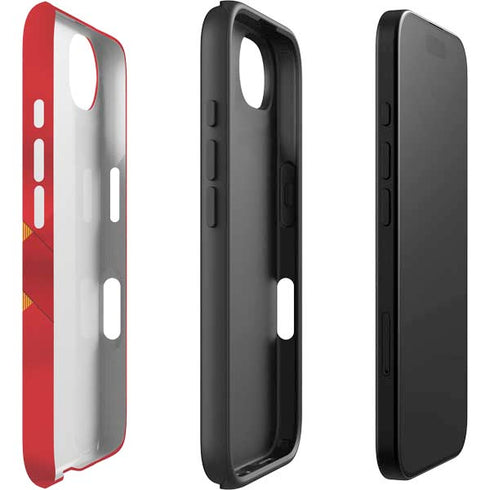 Belgium Soccer Flag iPhone 16e Impact Case