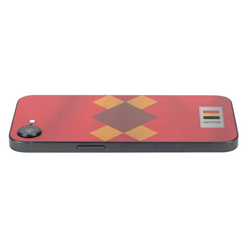 Belgium Soccer Flag iPhone 16e Skin