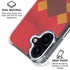 Belgium Soccer Flag iPhone 17 Clear Case