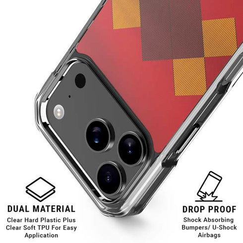 Belgium Soccer Flag iPhone 18 Pro Clear Case