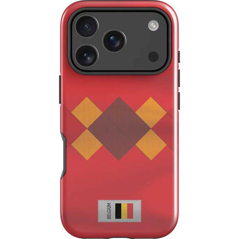 Belgium Soccer Flag iPhone 18 Pro Impact Case
