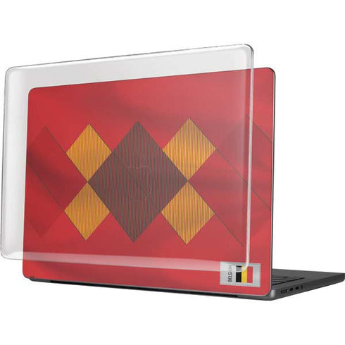 Belgium Soccer Flag MacBook Pro 14in (2021-24) Case plus Skin