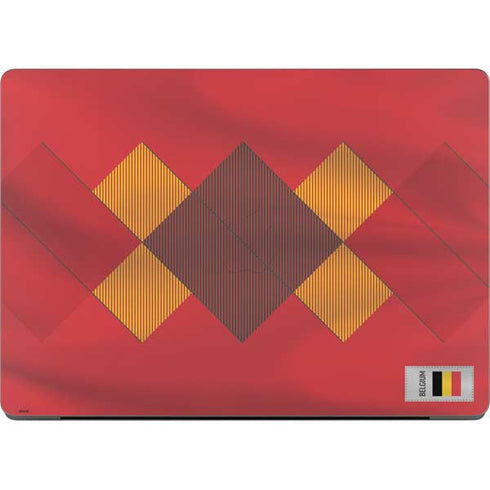 Belgium Soccer Flag Apple MacBook Pro 14-inch Skin