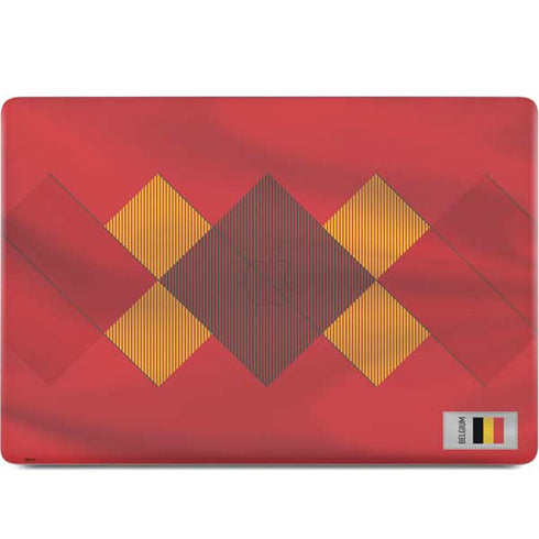 Belgium Soccer Flag MacBook Skins