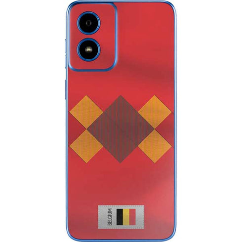 Belgium Soccer Flag Moto G Play 4G (2024) Skin
